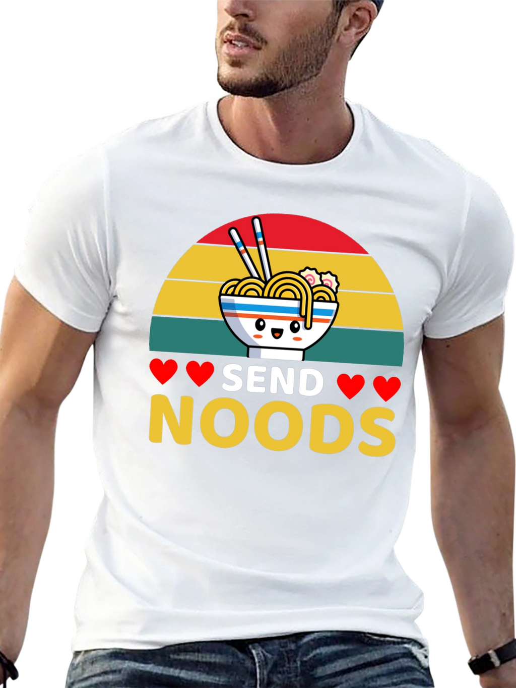 Send Noods Graphic Tee - Ramen Lovers T-Shirt