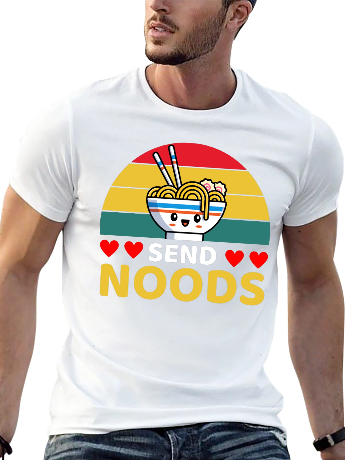 Send Noods Graphic Tee - Ramen Lovers T-Shirt