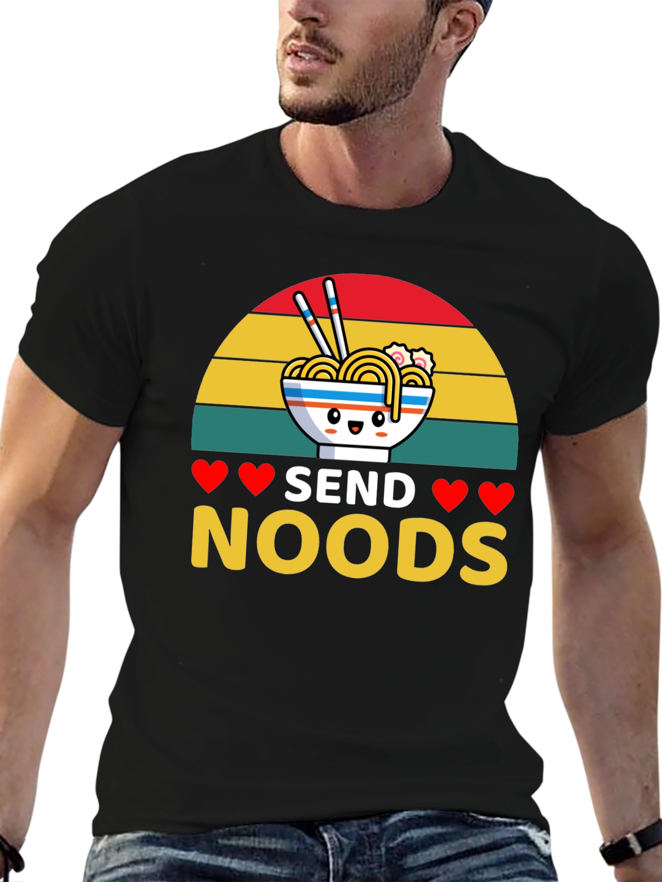 Send Noods Graphic Tee - Ramen Lovers T-Shirt