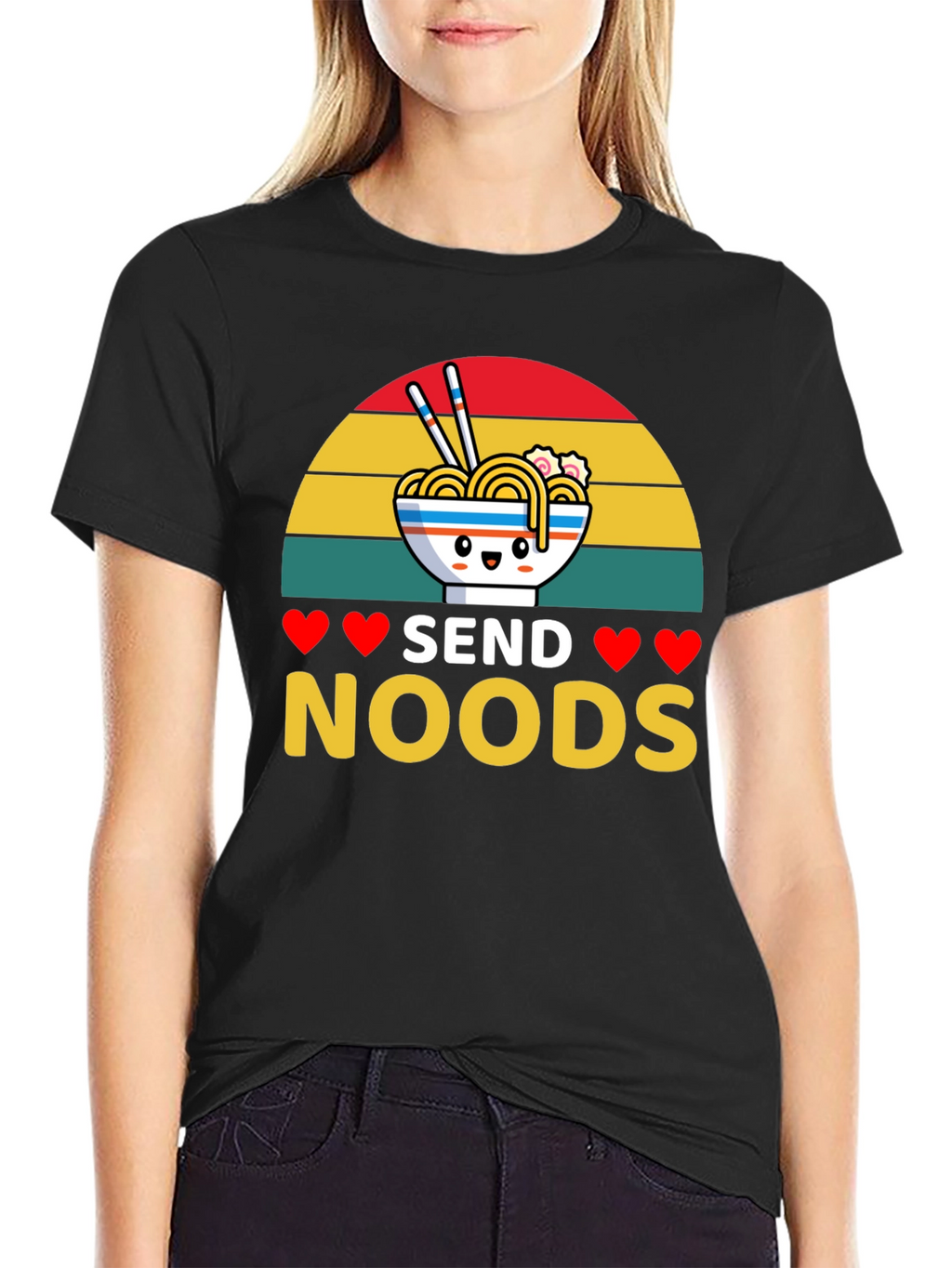 Send Noods Graphic Tee - Ramen Lovers T-Shirt