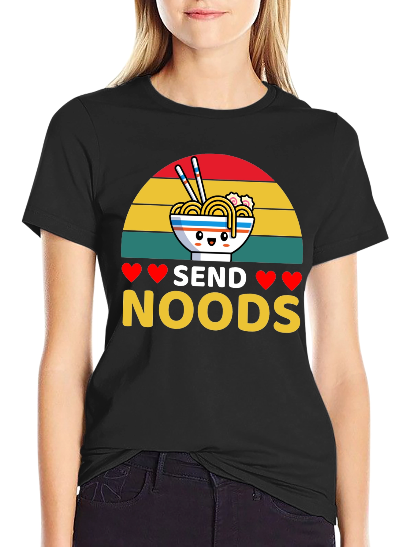 Send Noods Graphic Tee - Ramen Lovers T-Shirt