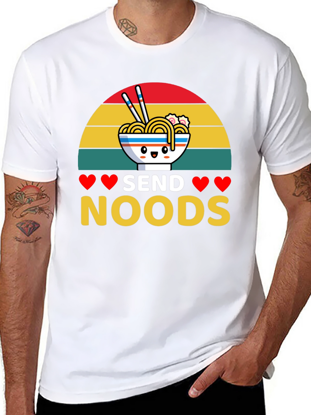 Send Noods Graphic Tee - Ramen Lovers T-Shirt