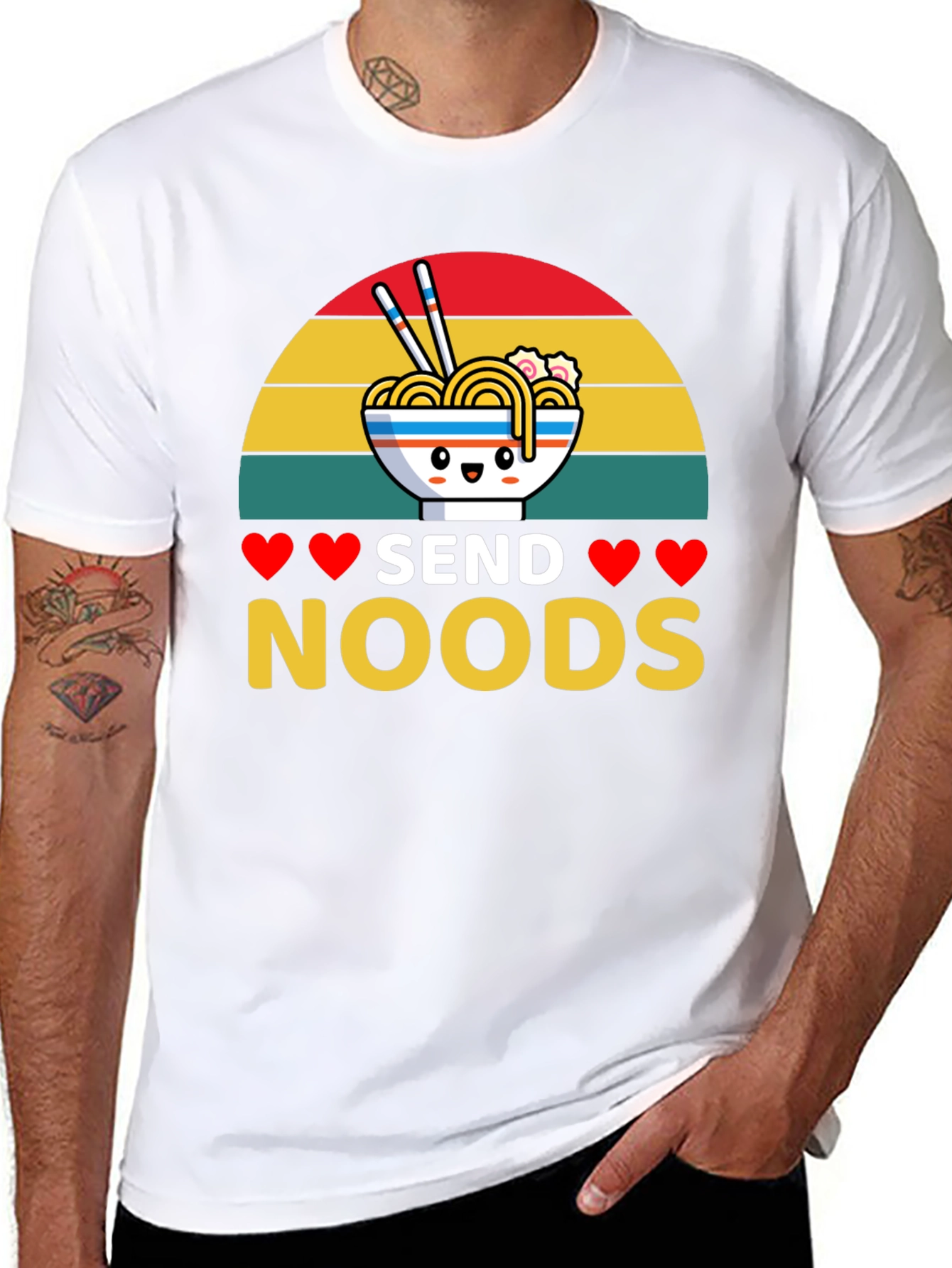 Send Noods Graphic Tee - Ramen Lovers T-Shirt