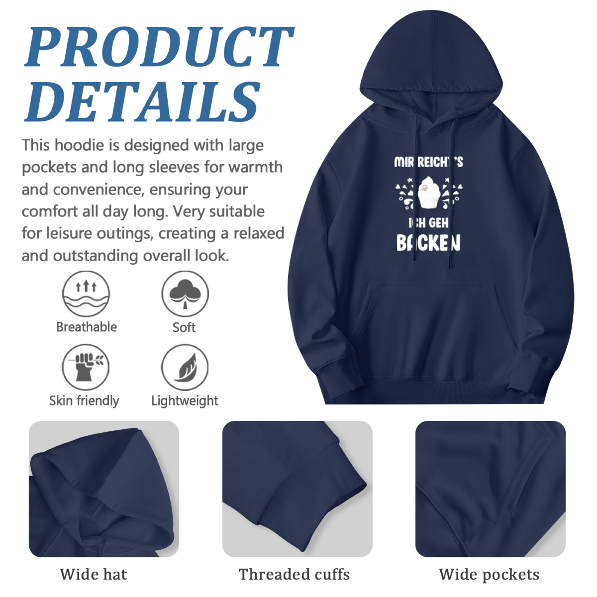 Artistic Graphic Hoodie - Premium Quality Sweatshirt #0554