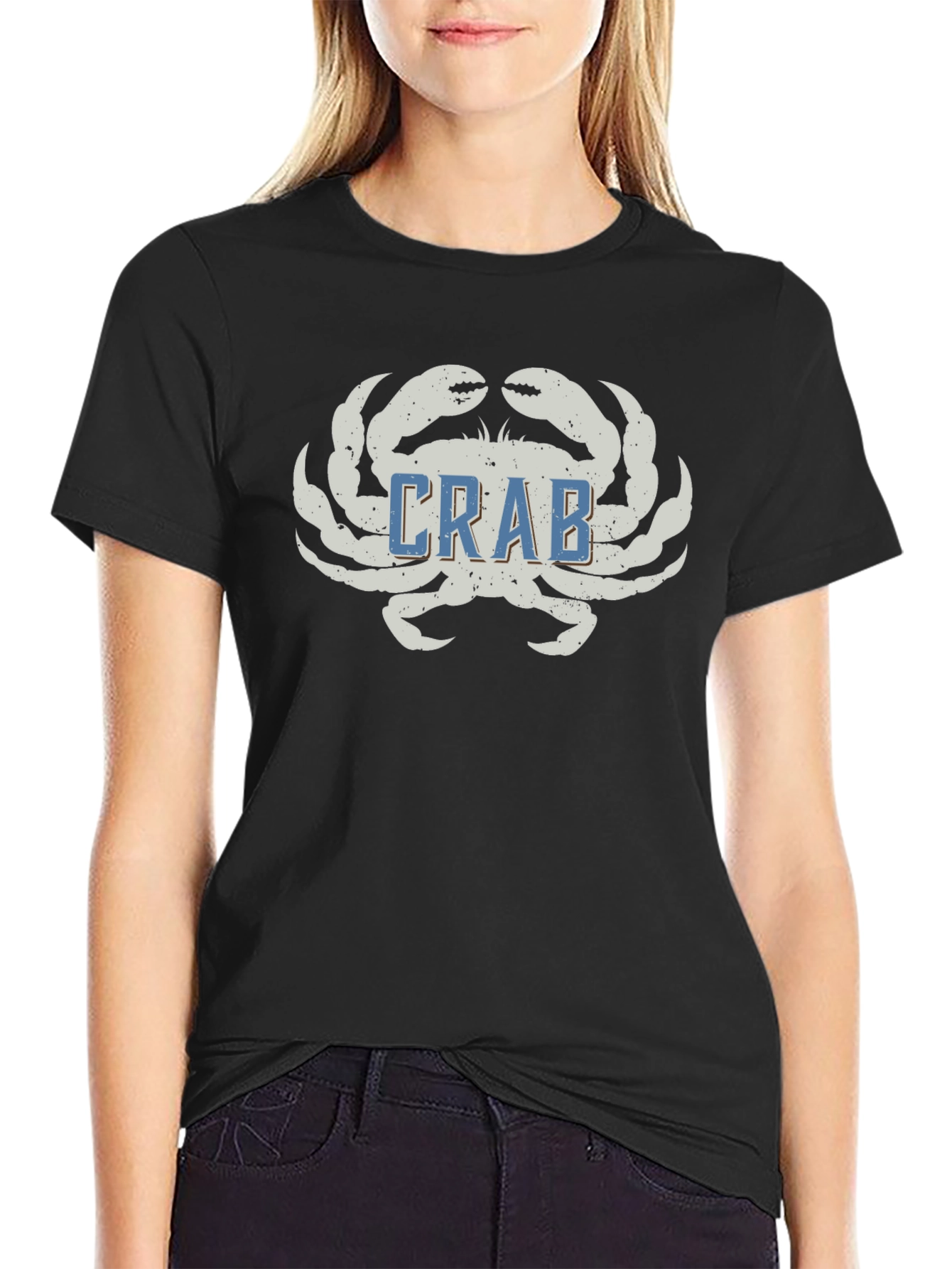 Crab Graphic T-Shirt - Coastal Style Tee