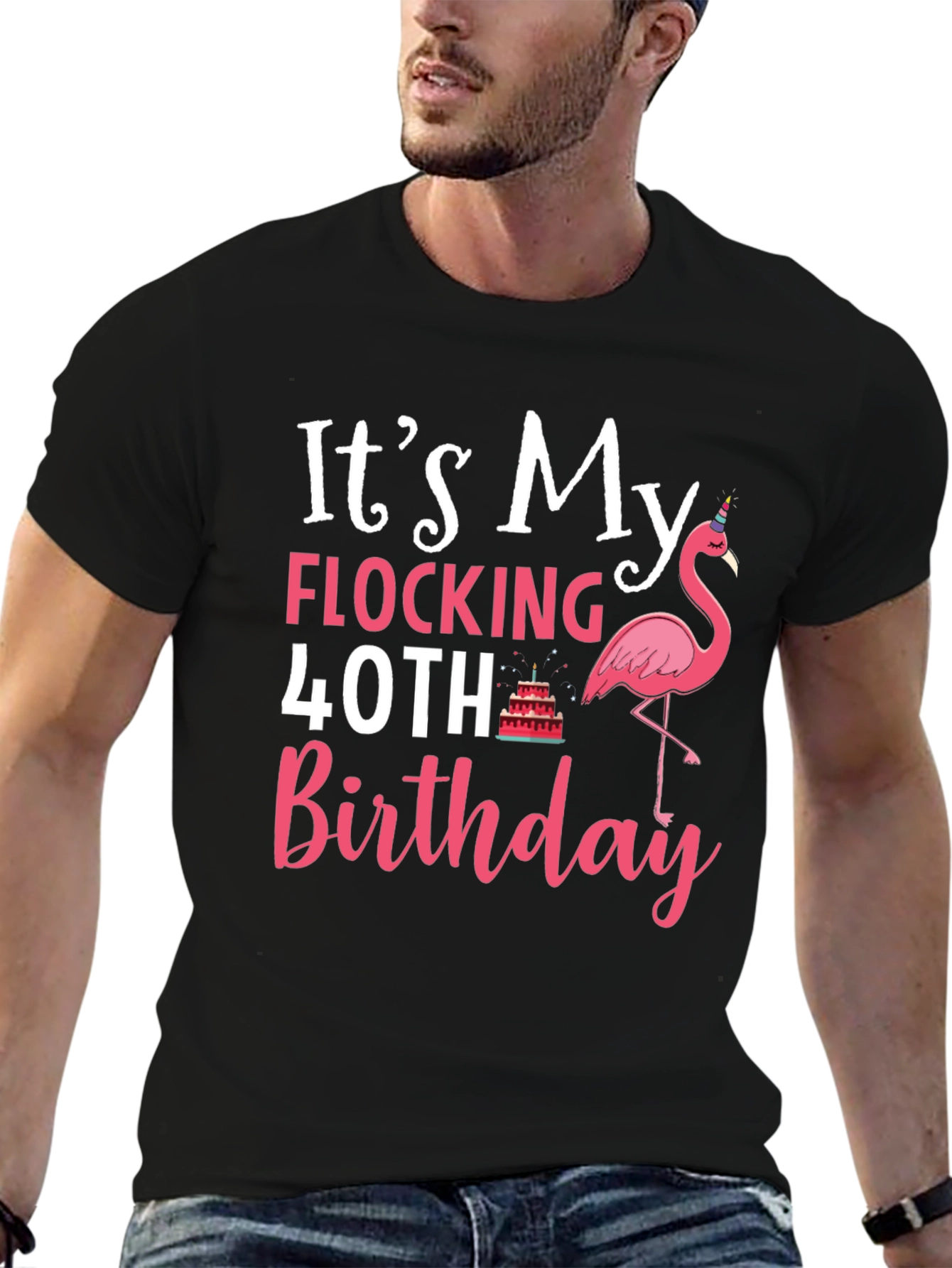 Flocking 40th Birthday T-Shirt
