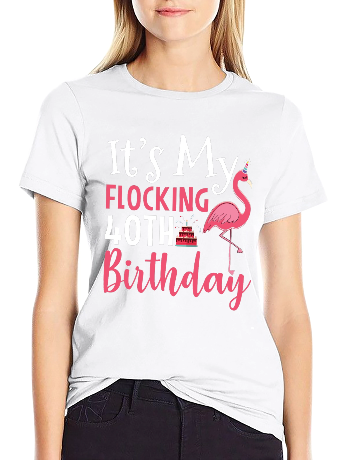 Flocking 40th Birthday T-Shirt