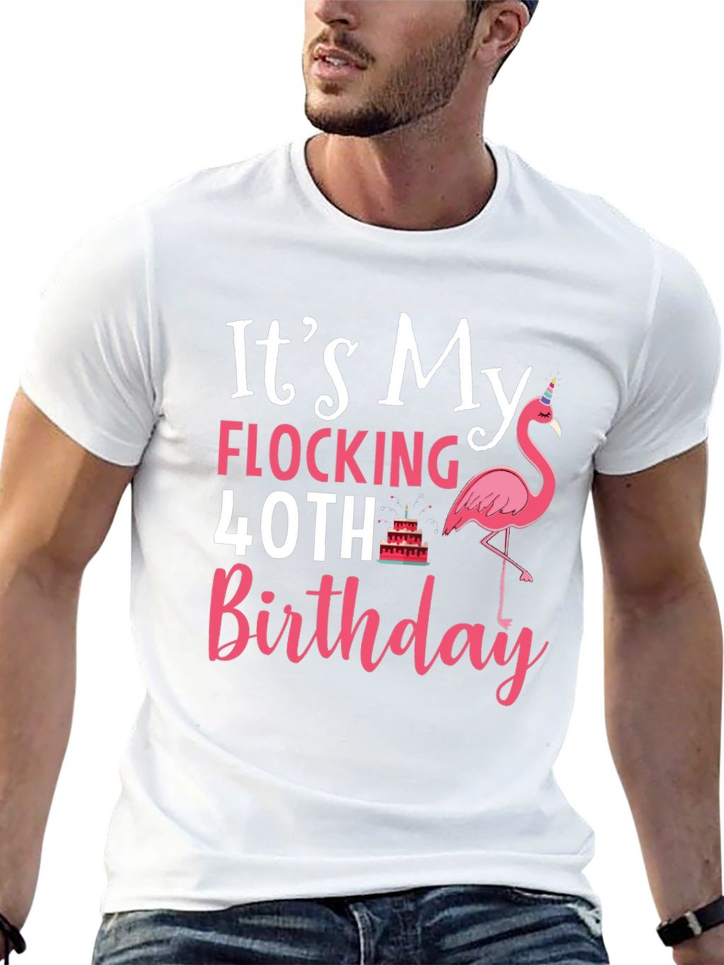 Flocking 40th Birthday T-Shirt