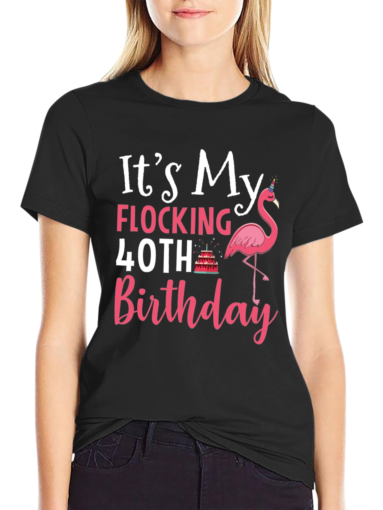 Flocking 40th Birthday T-Shirt