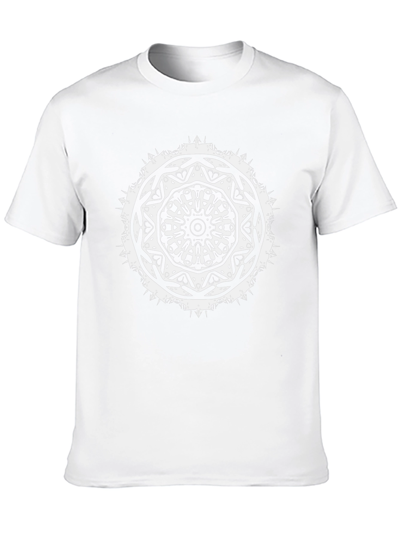 Black Mandala Graphic Tee - Unique Design