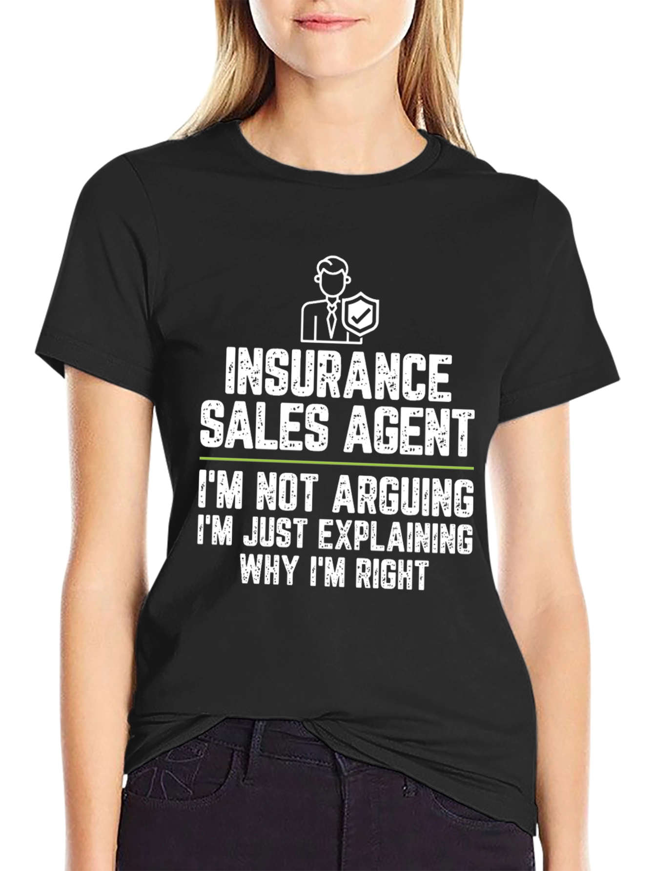 Insurance Sales Agent Funny T-Shirt