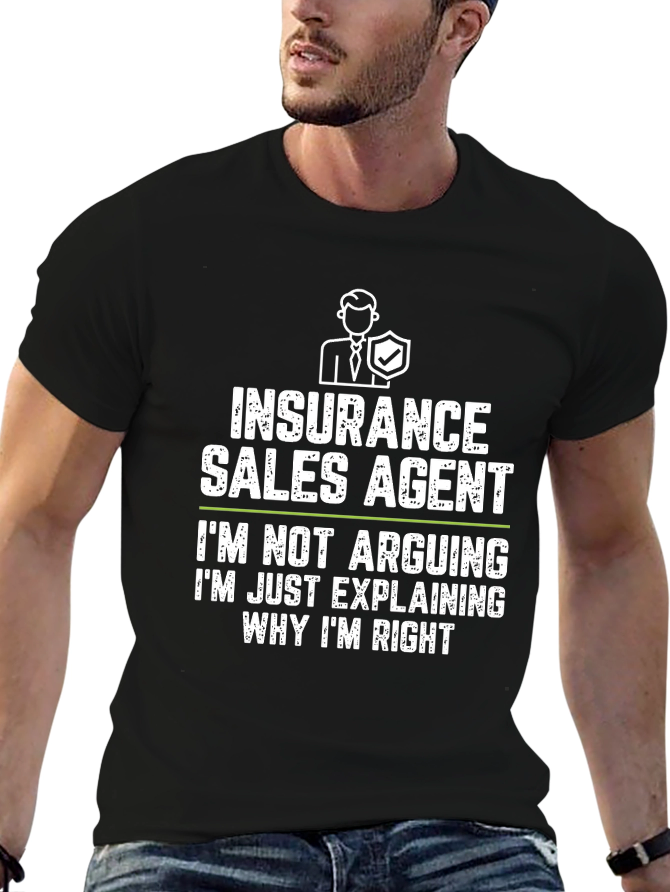 Insurance Sales Agent Funny T-Shirt