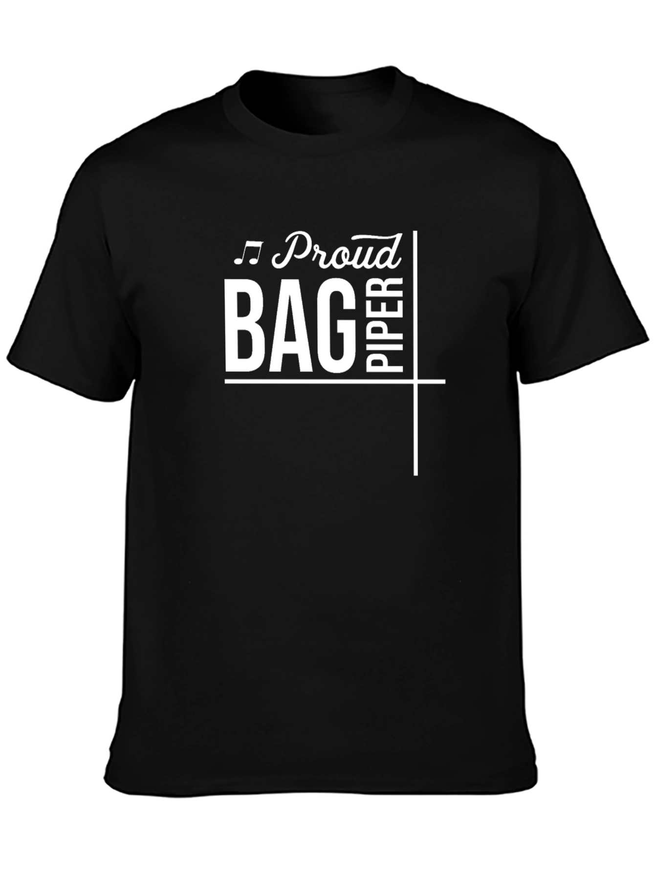 Proud Bagpiper Tee - Music Lovers T-Shirt