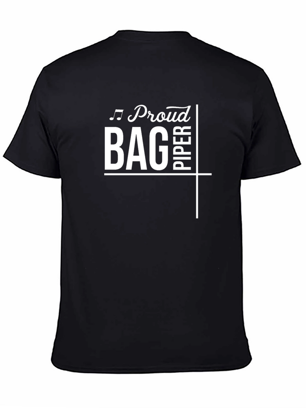 Proud Bagpiper Tee - Music Lovers T-Shirt