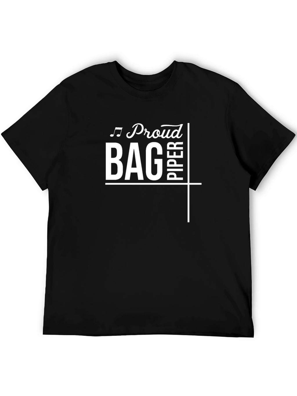 Proud Bagpiper Tee - Music Lovers T-Shirt