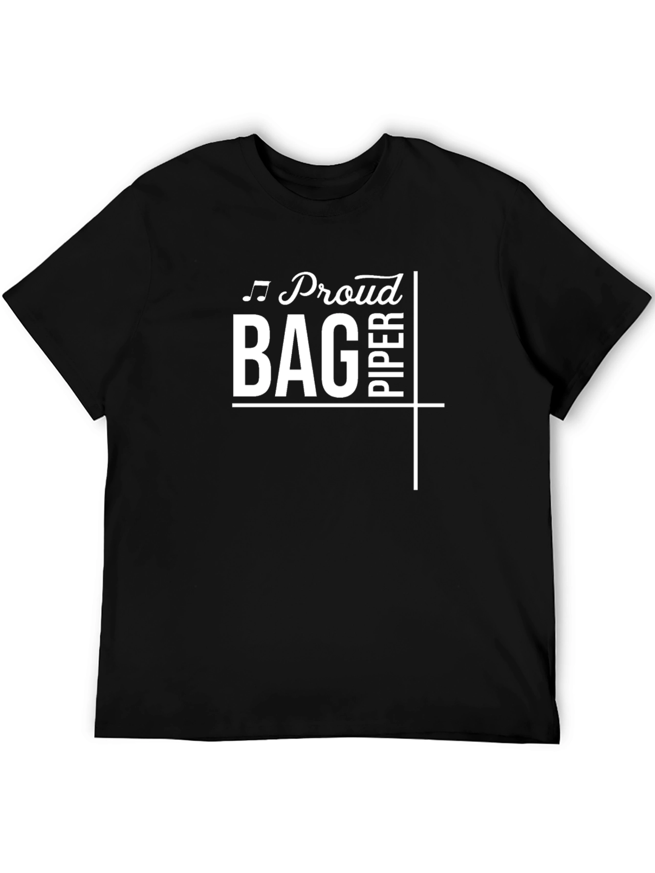 Proud Bagpiper Tee - Music Lovers T-Shirt
