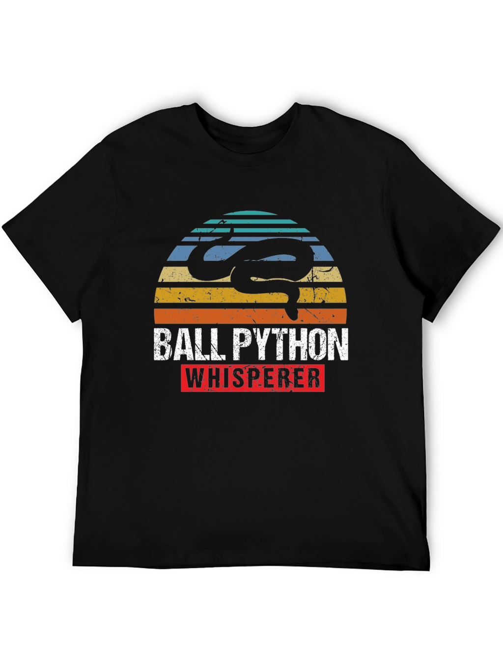 Ball Python Whisperer Retro T-Shirt