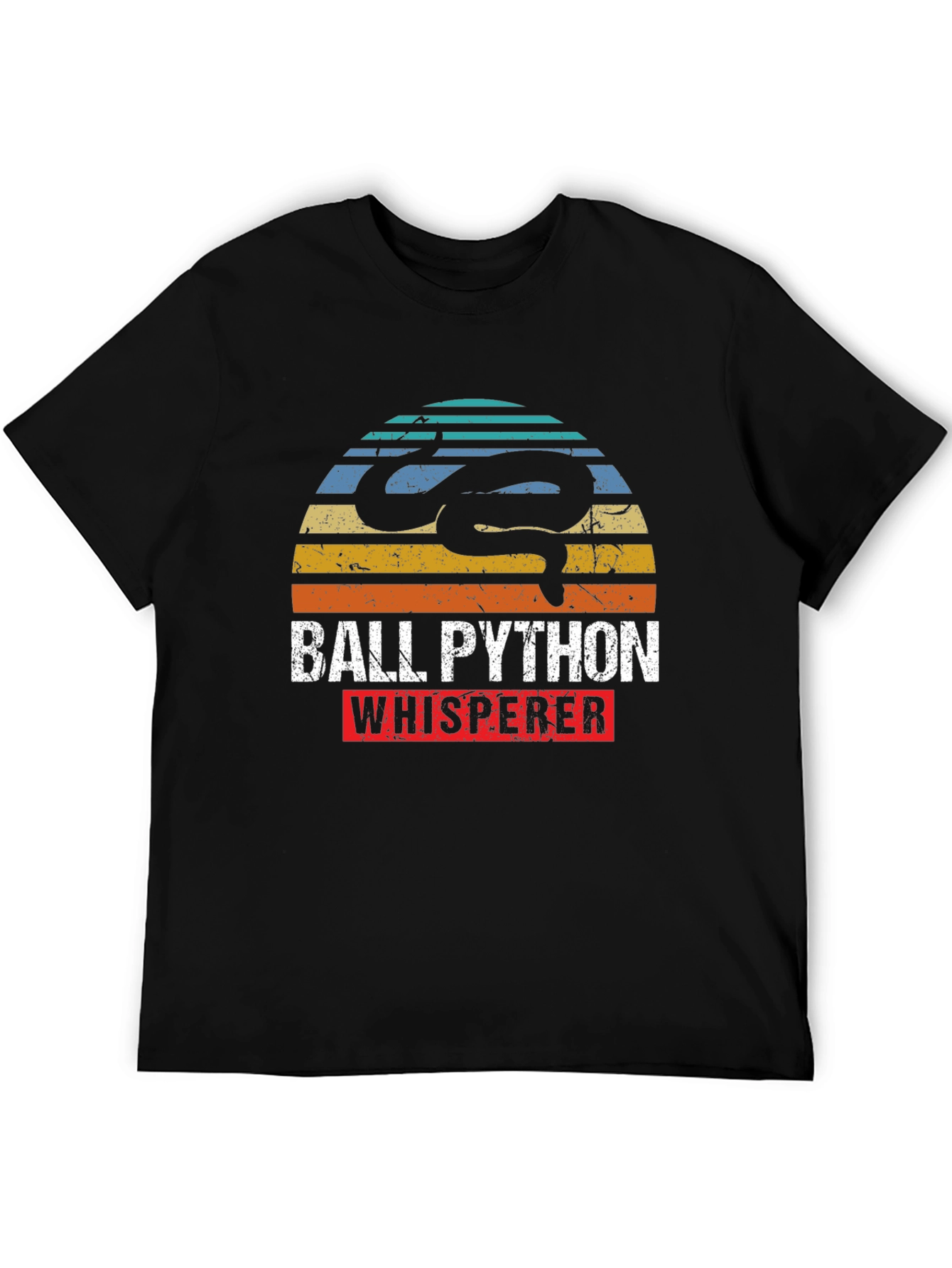 Ball Python Whisperer Retro T-Shirt
