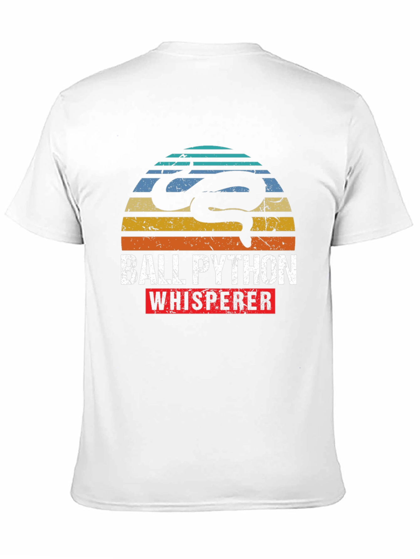 Ball Python Whisperer Retro T-Shirt