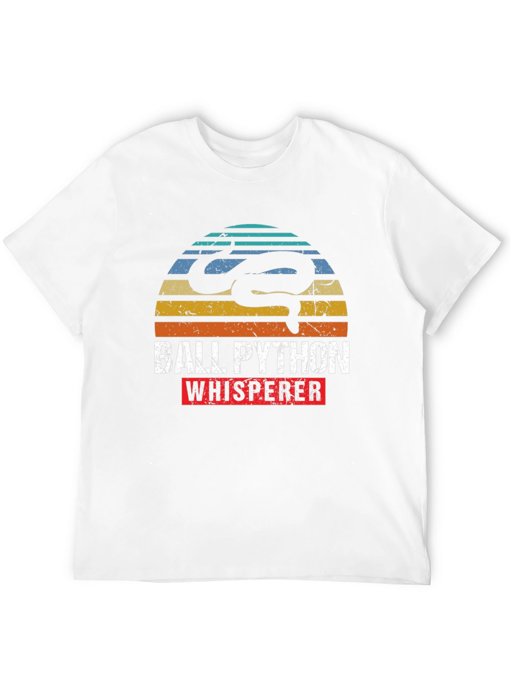 Ball Python Whisperer Retro T-Shirt
