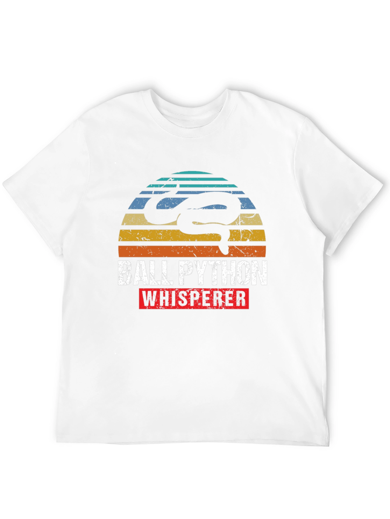 Ball Python Whisperer Retro T-Shirt