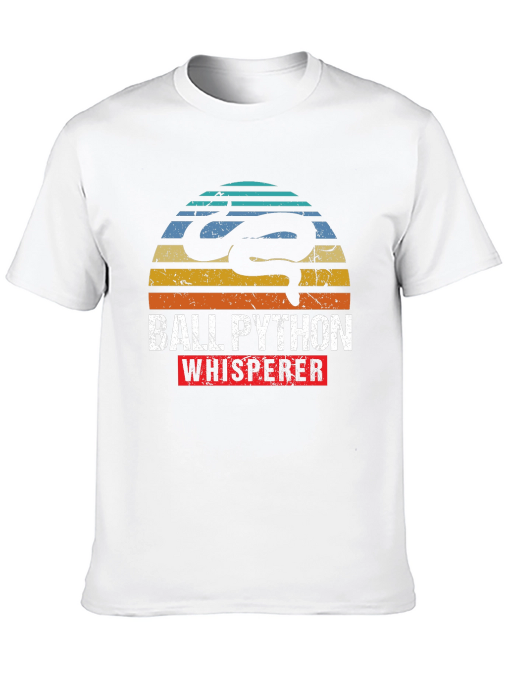 Ball Python Whisperer Retro T-Shirt
