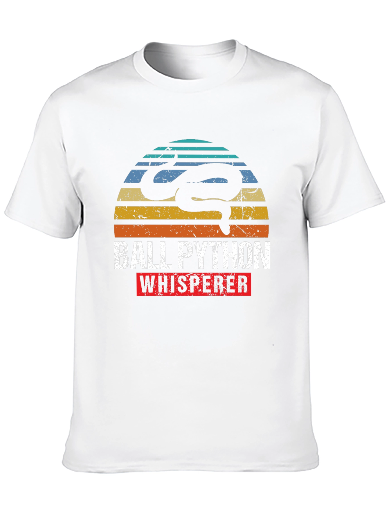 Ball Python Whisperer Retro T-Shirt