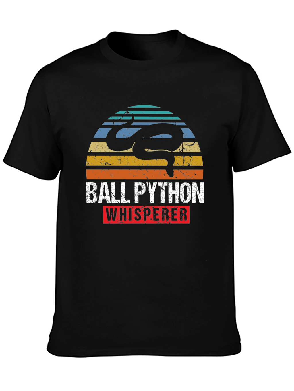 Ball Python Whisperer Retro T-Shirt