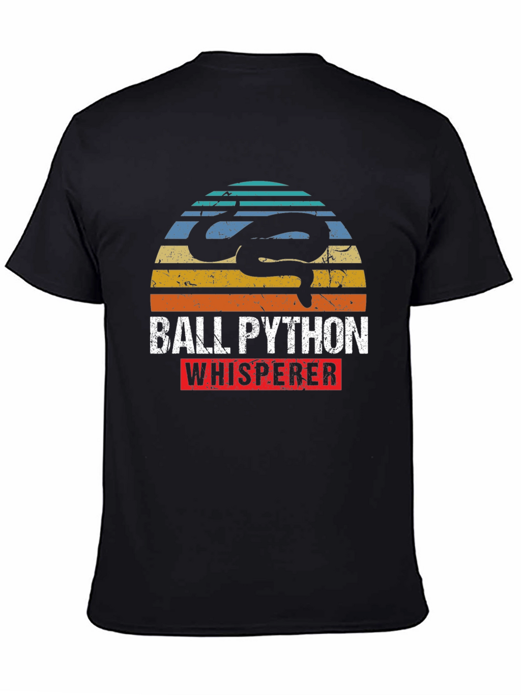 Ball Python Whisperer Retro T-Shirt