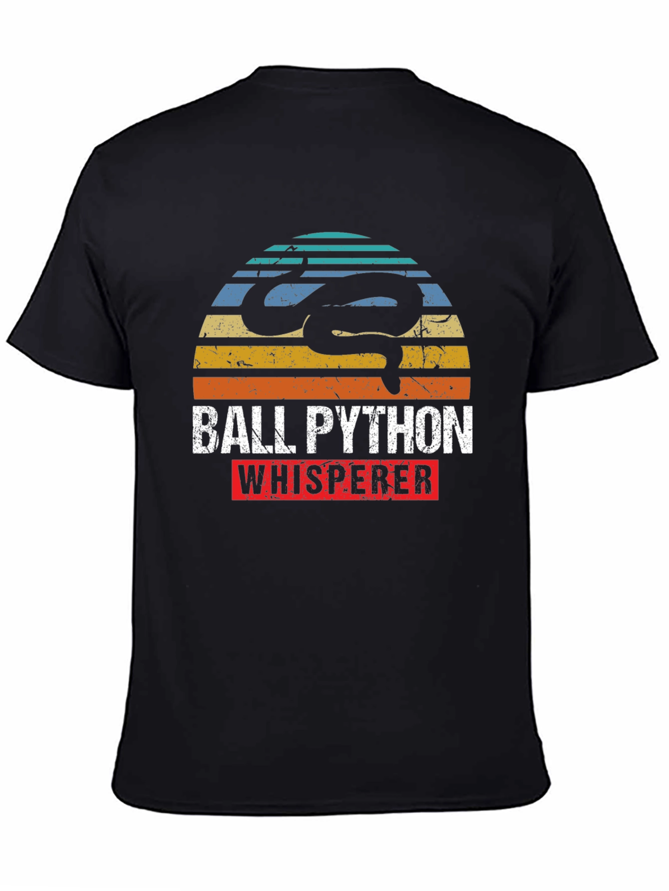 Ball Python Whisperer Retro T-Shirt