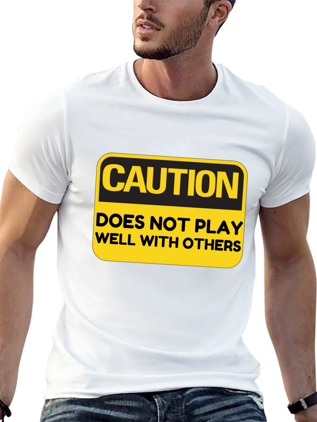 Caution T-Shirt: Doesnt Play Well With Others