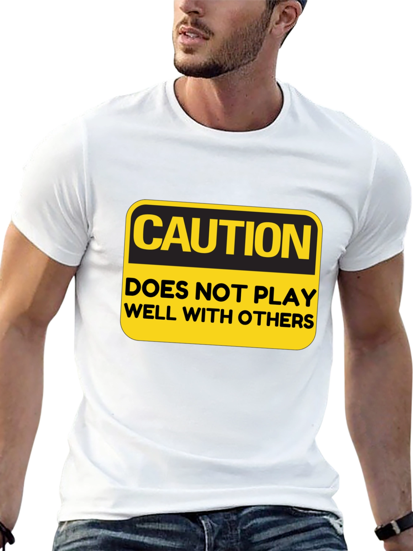 Caution T-Shirt: Doesnt Play Well With Others