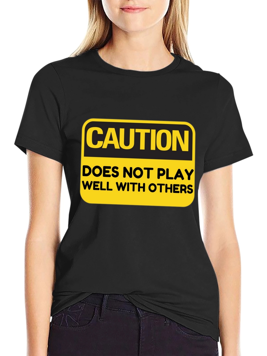 Caution T-Shirt: Doesnt Play Well With Others