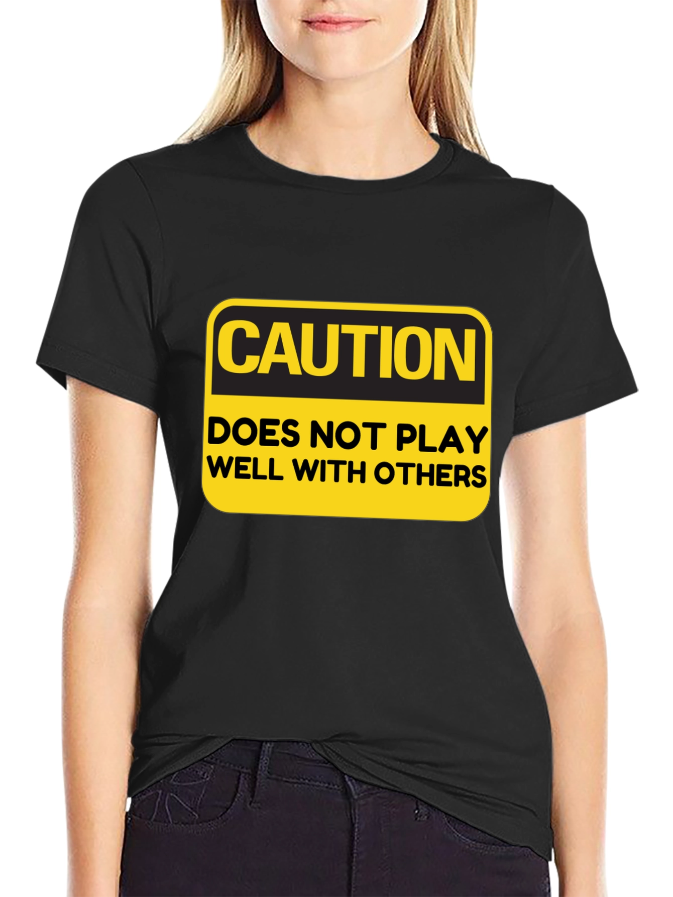 Caution T-Shirt: Doesnt Play Well With Others