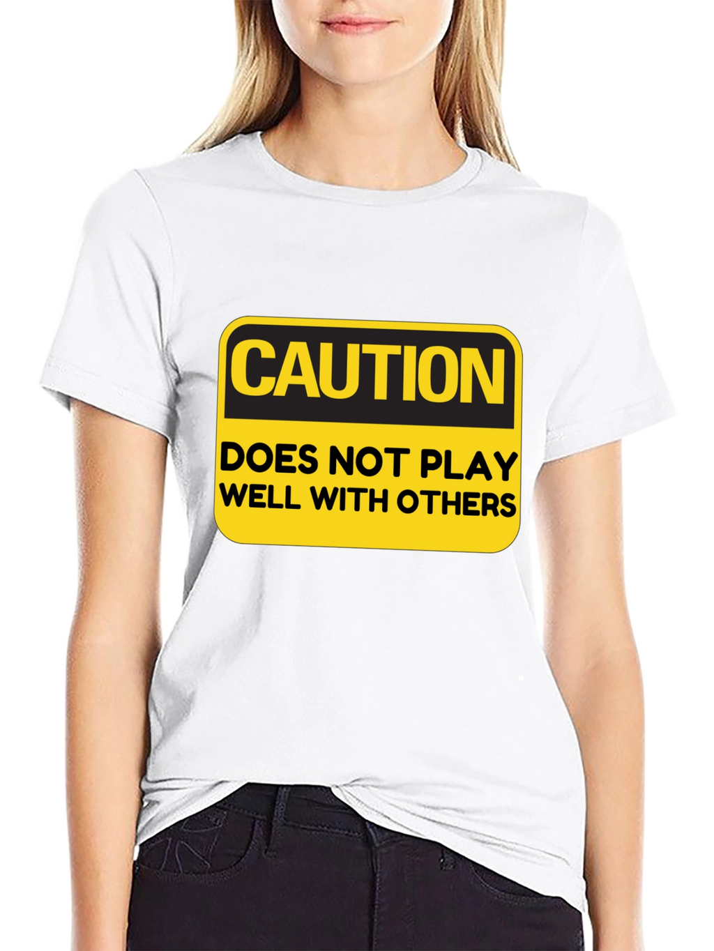 Caution T-Shirt: Doesnt Play Well With Others