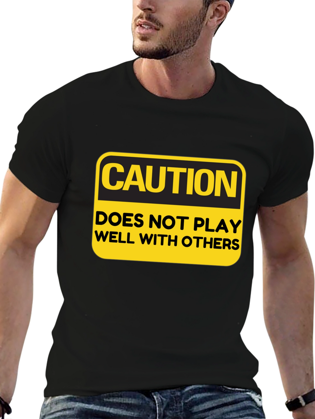 Caution T-Shirt: Doesnt Play Well With Others
