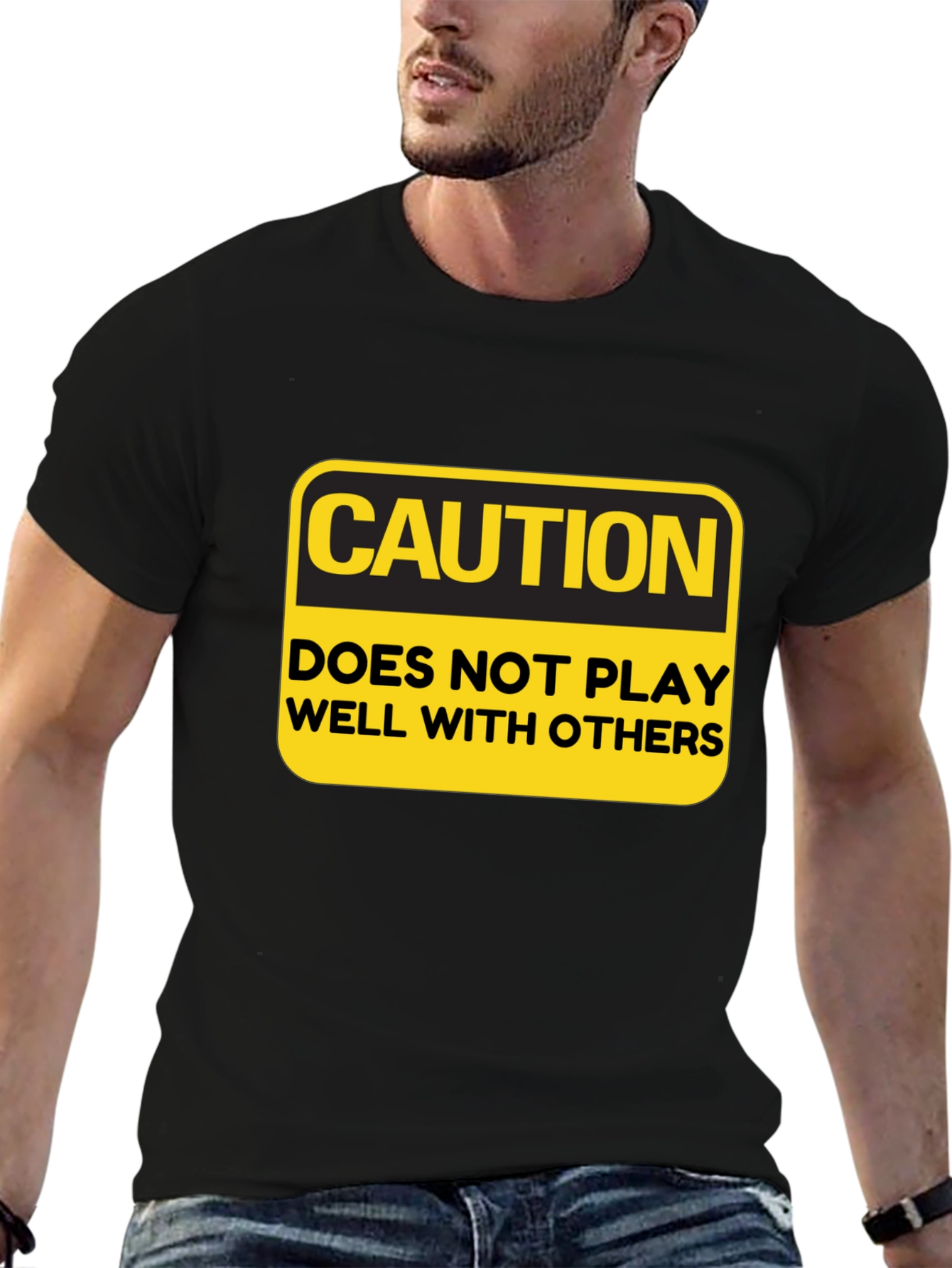 Caution T-Shirt: Doesnt Play Well With Others