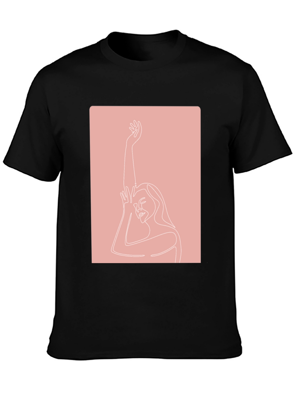 Minimalist Woman Line Art Tee