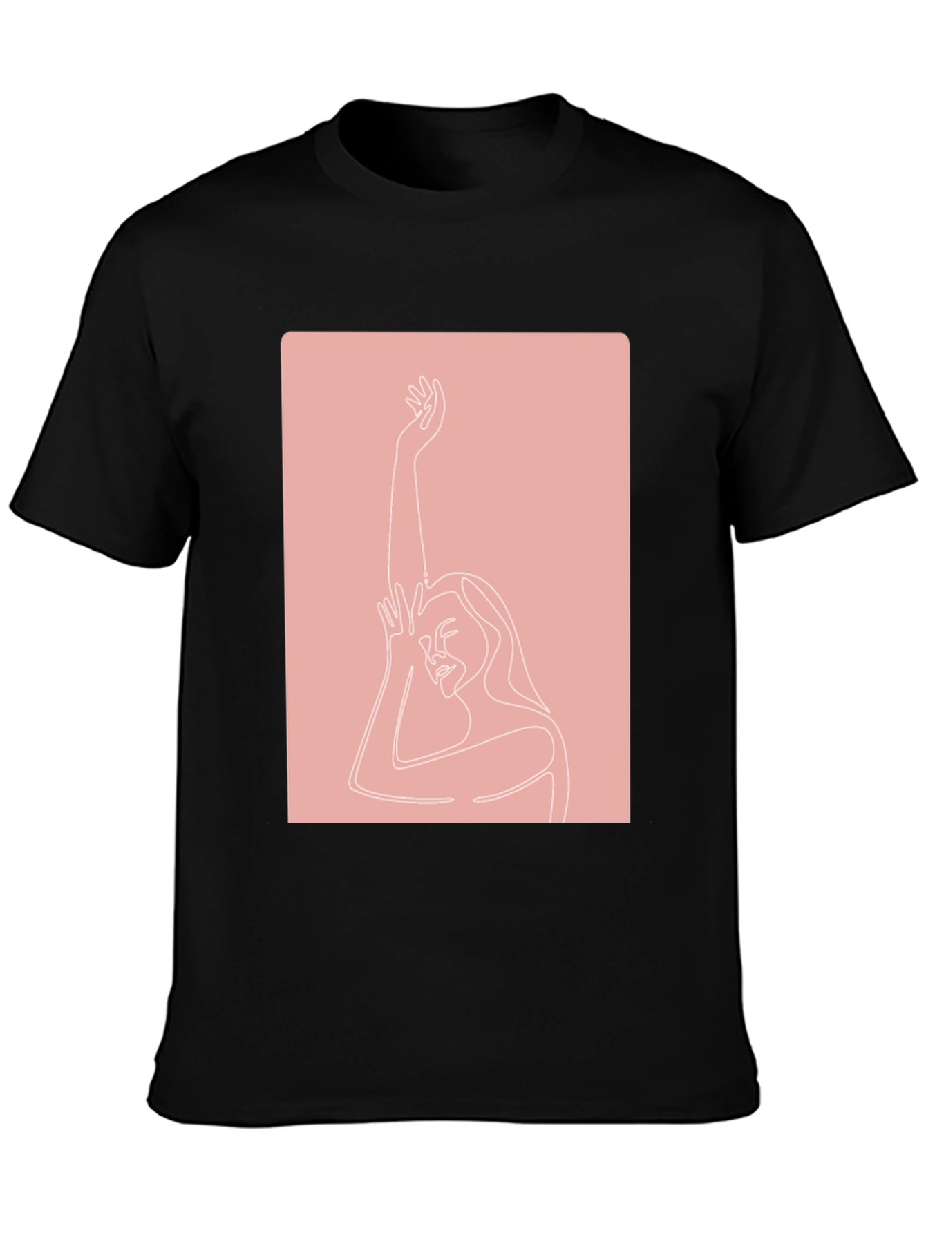 Minimalist Woman Line Art Tee
