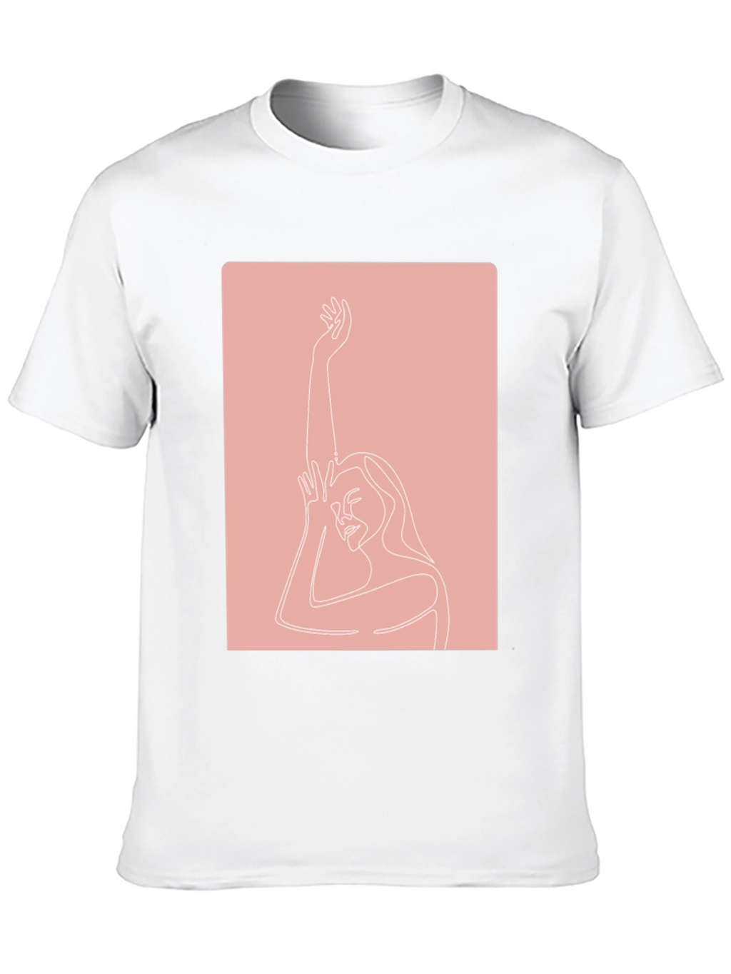 Minimalist Woman Line Art Tee