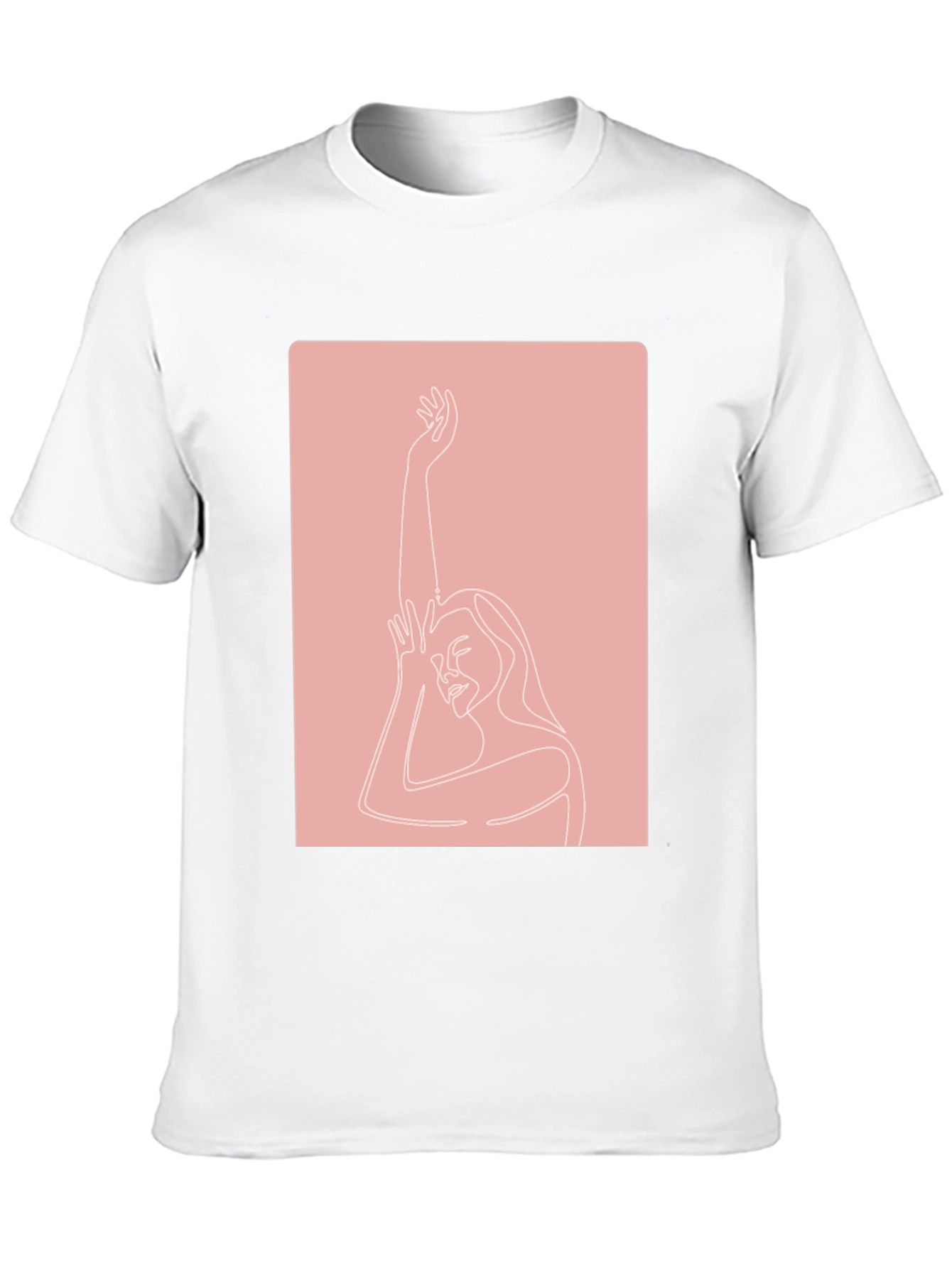 Minimalist Woman Line Art Tee