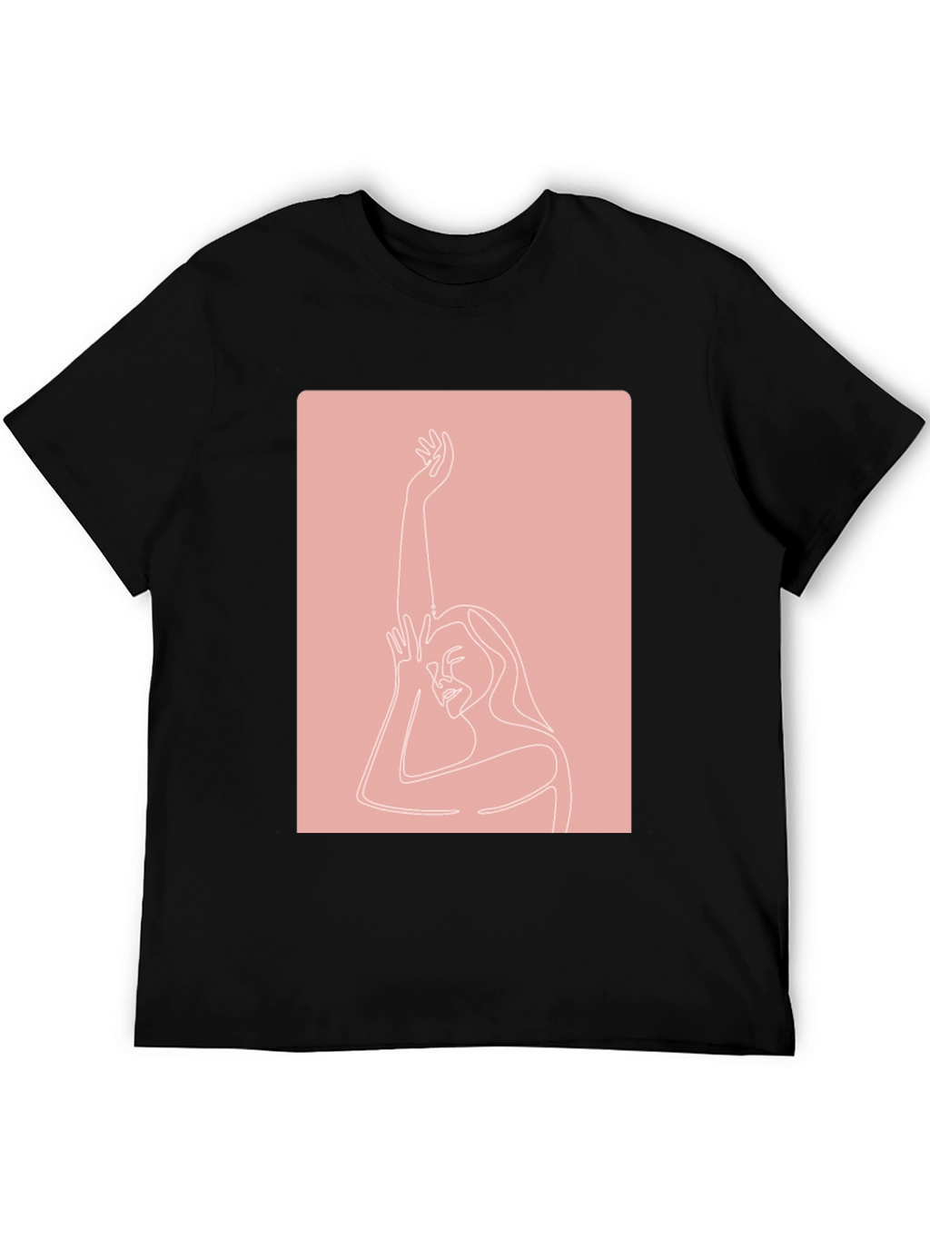 Minimalist Woman Line Art Tee