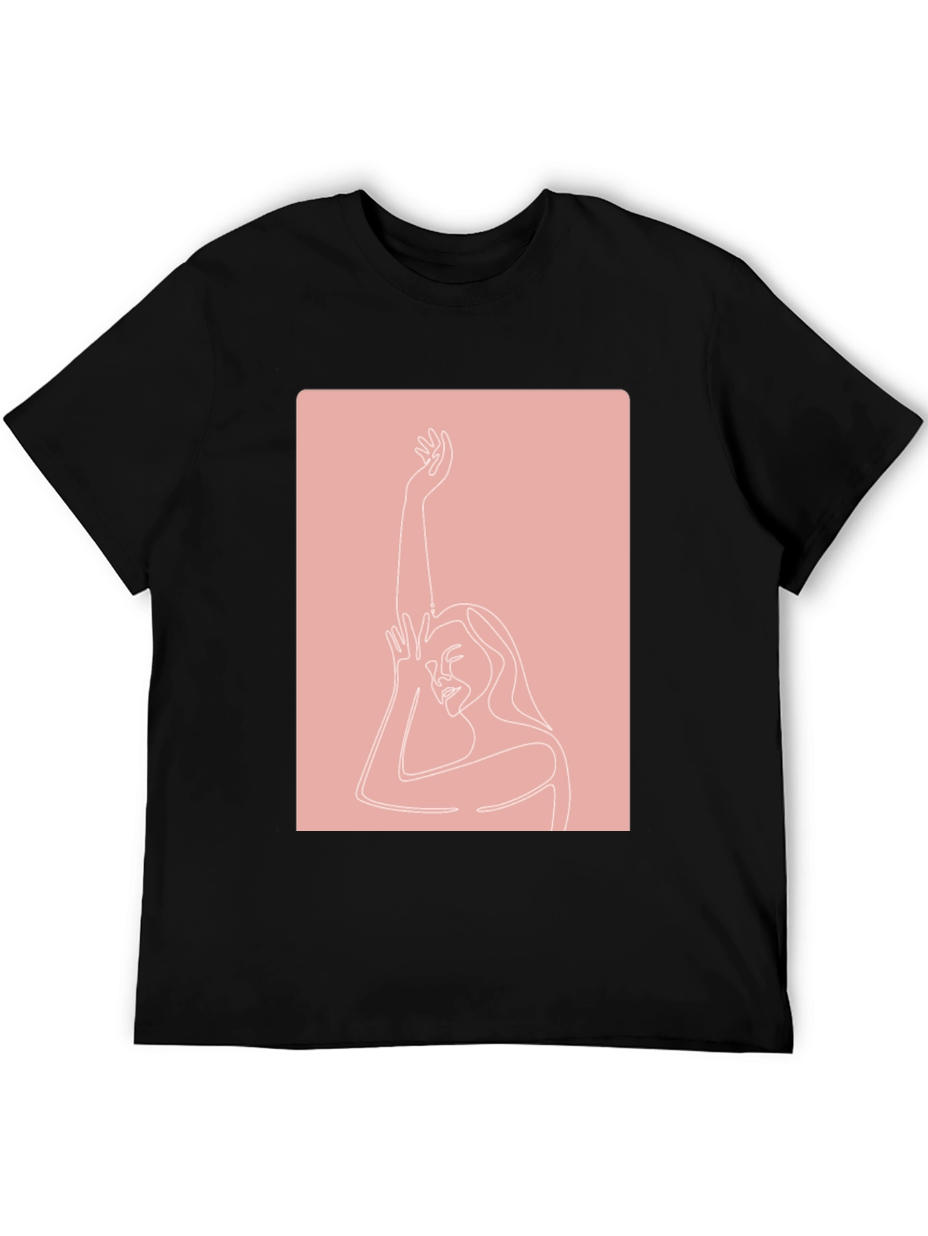 Minimalist Woman Line Art Tee