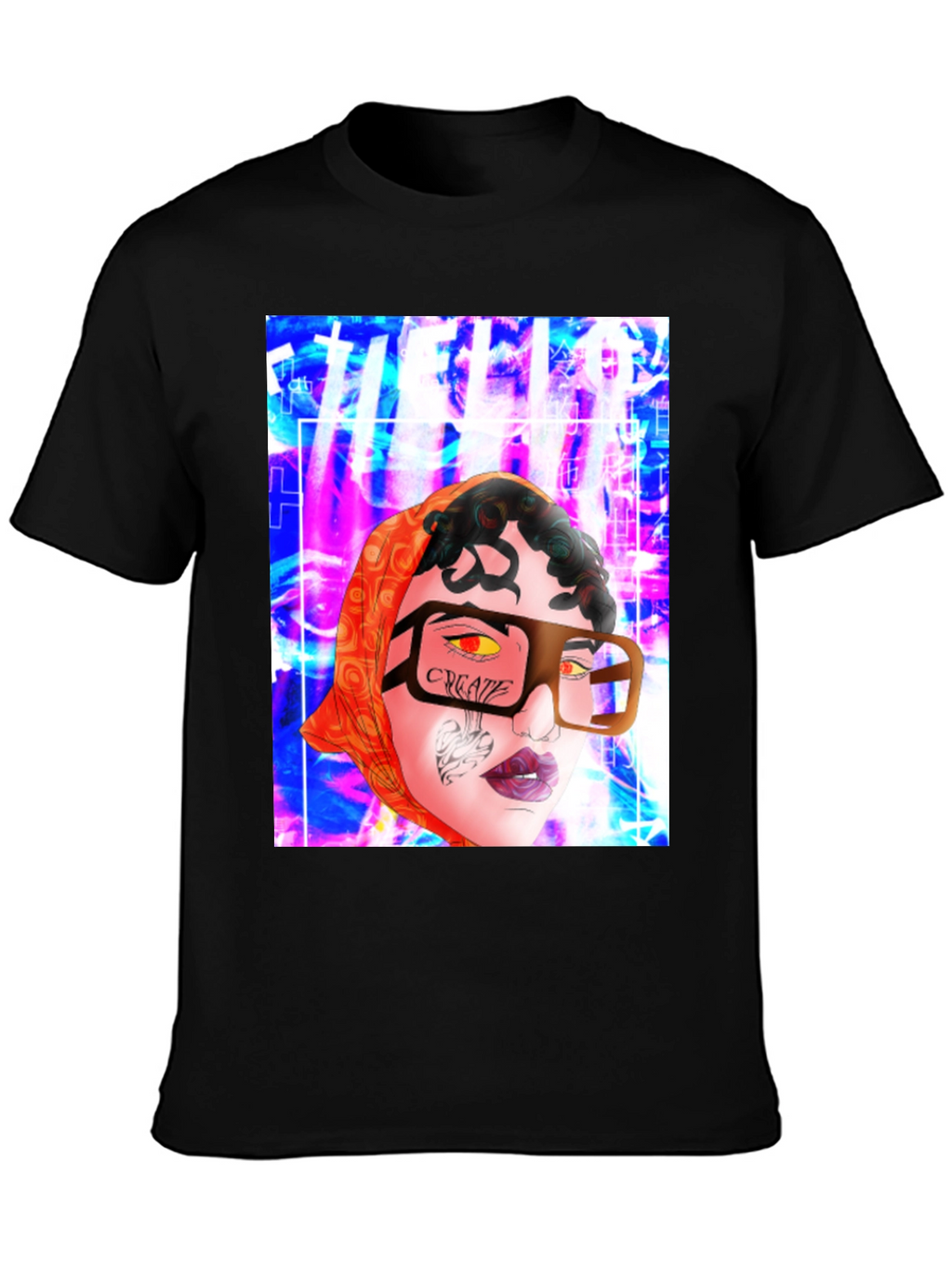 Unique Graphic Print T-Shirt