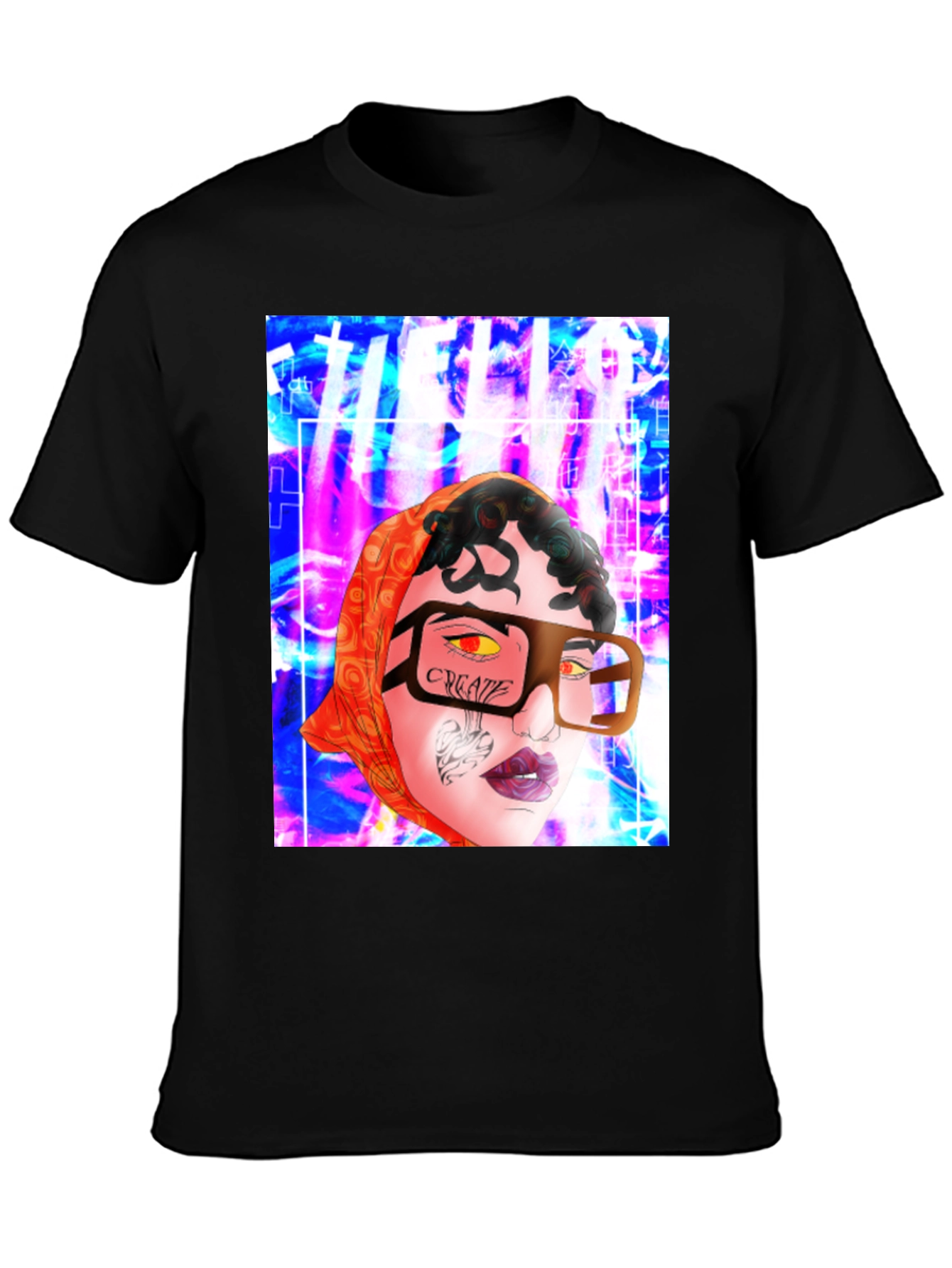 Unique Graphic Print T-Shirt