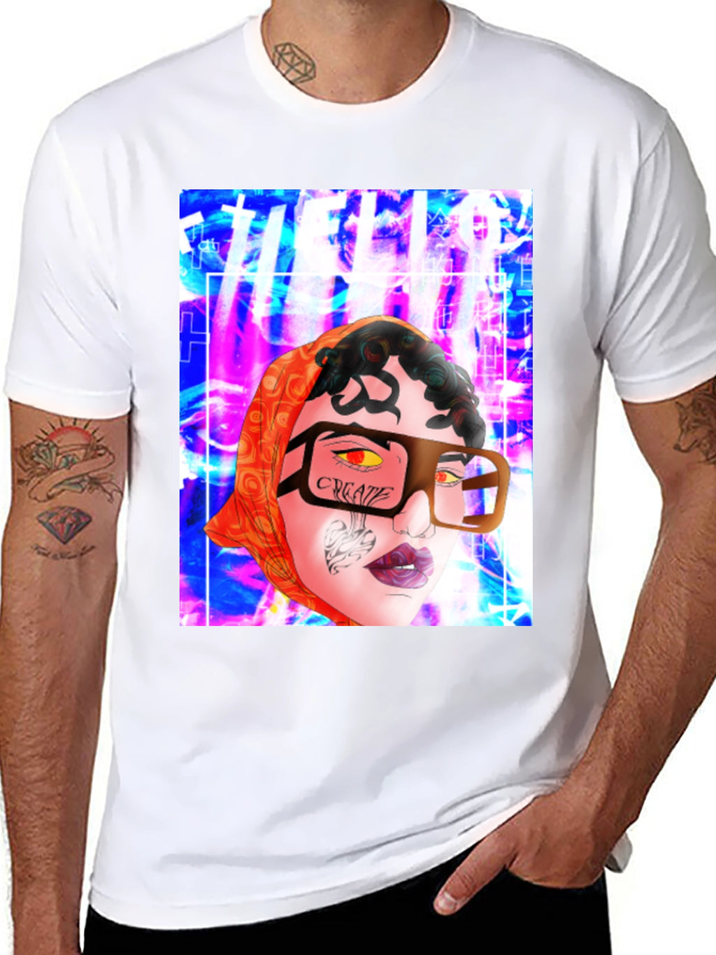 Unique Graphic Print T-Shirt