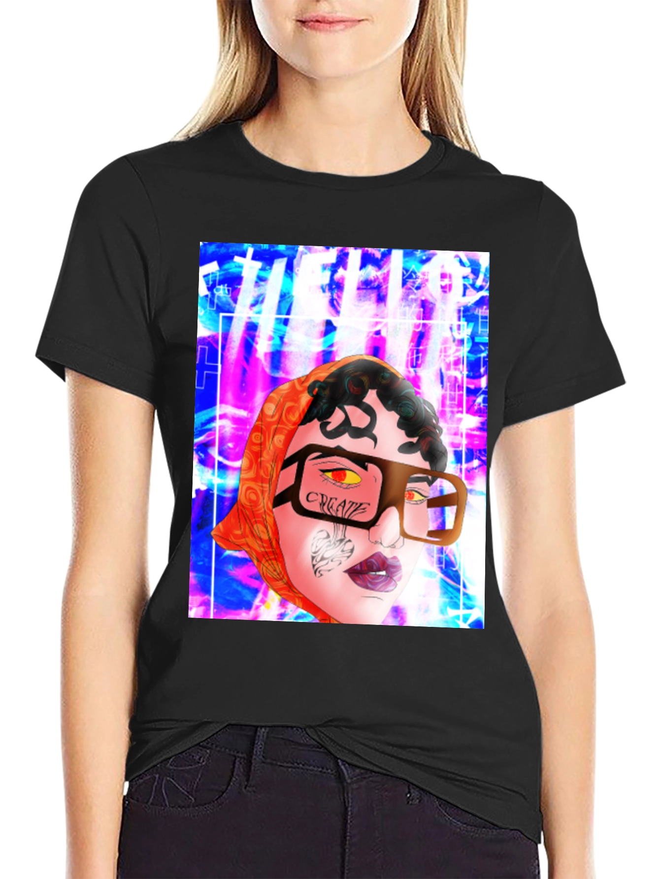 Unique Graphic Print T-Shirt