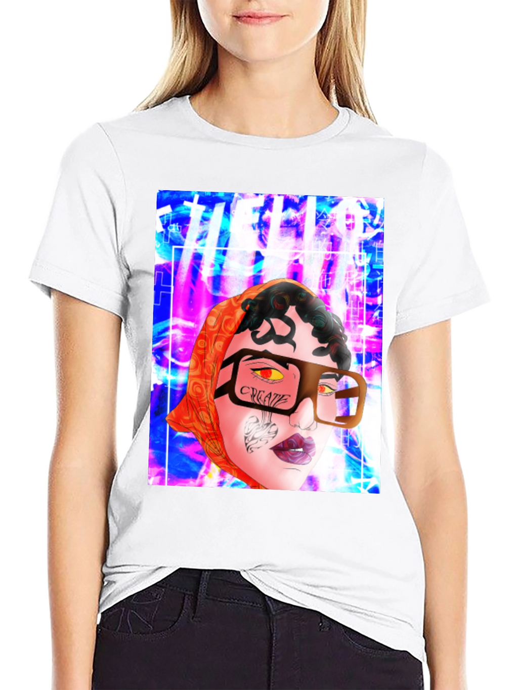 Unique Graphic Print T-Shirt