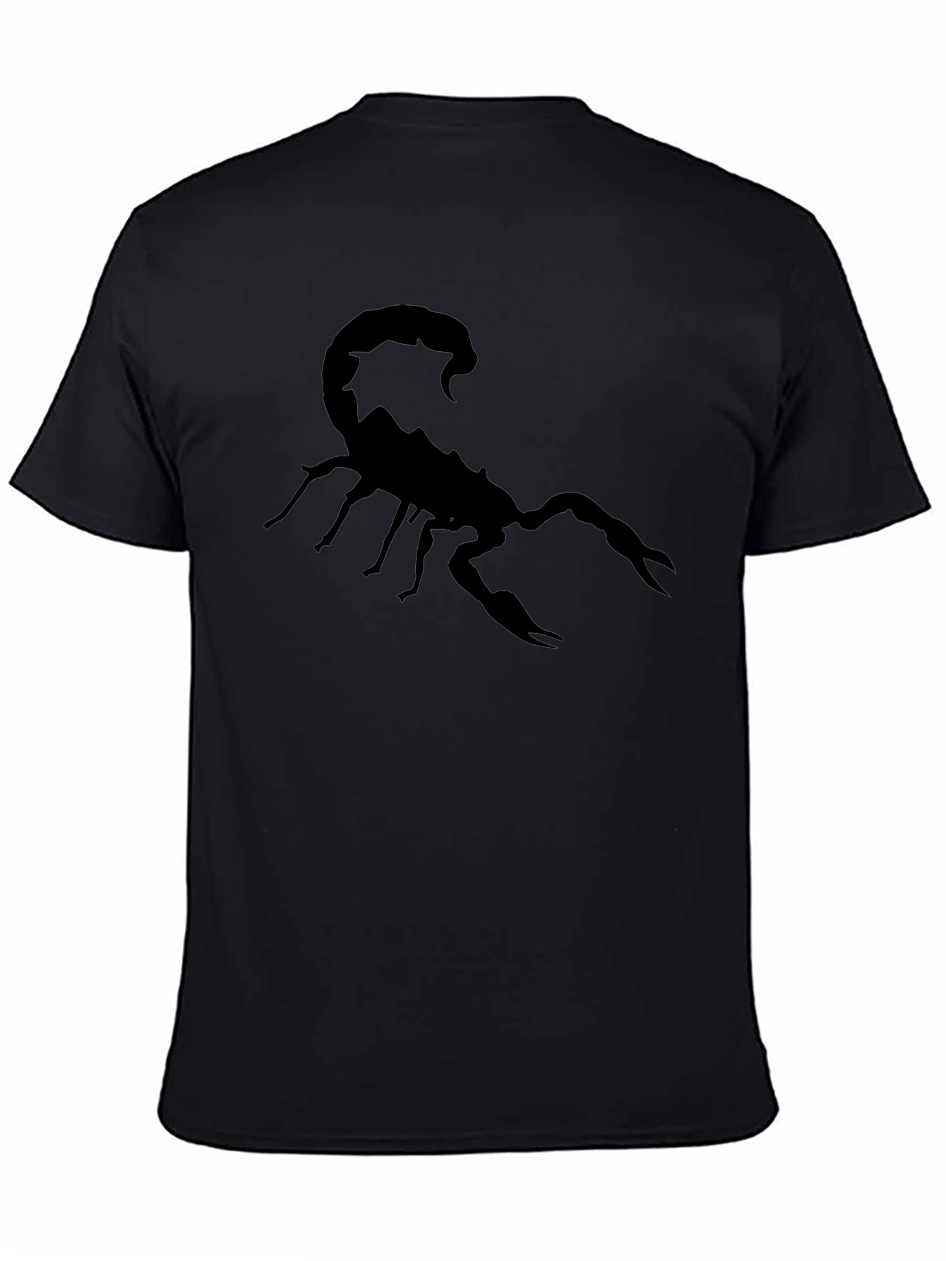 Mens Black Scorpion Graphic T-Shirt