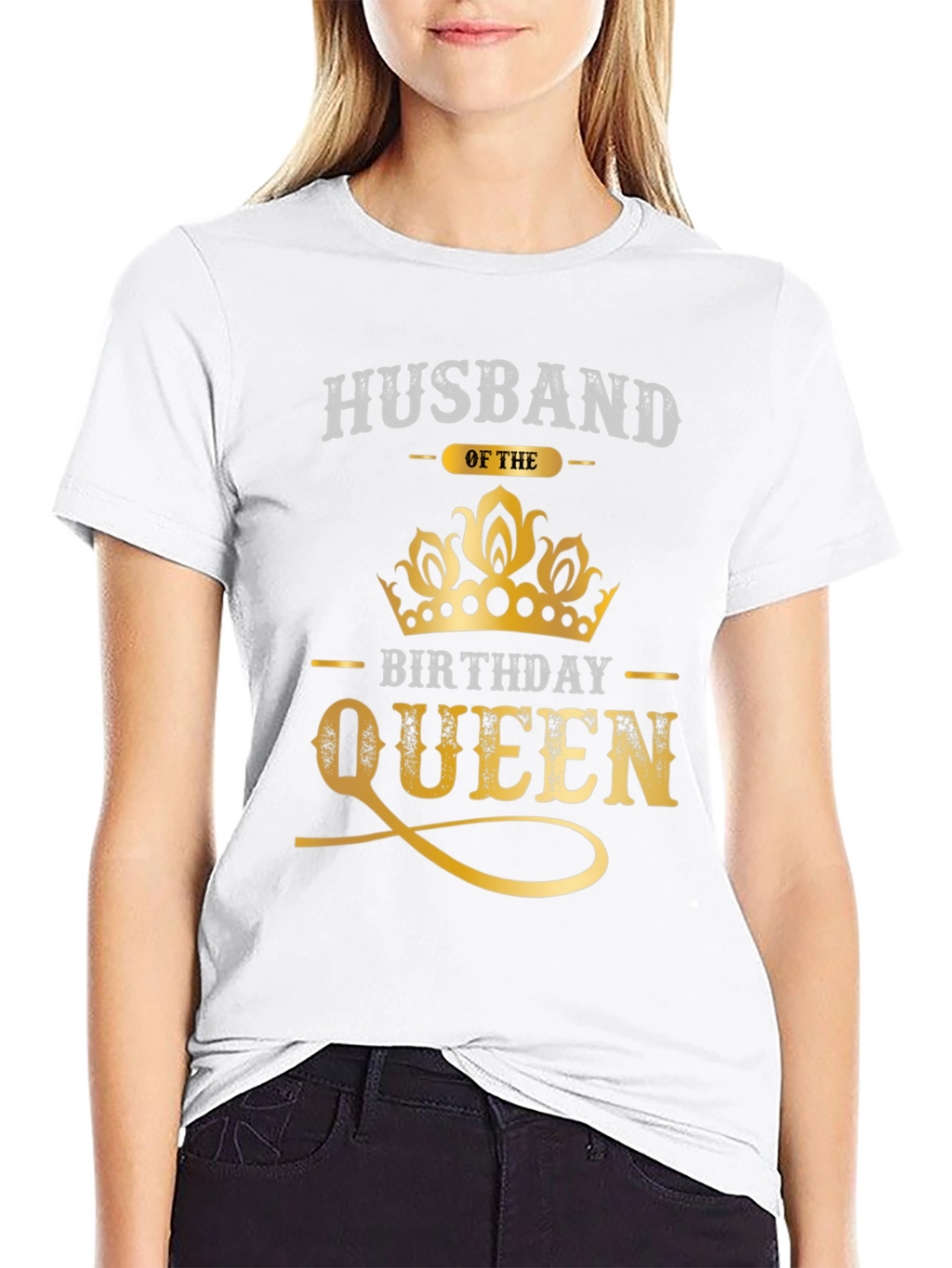 Husband of the Birthday Queen T-Shirt - Novelty Tee